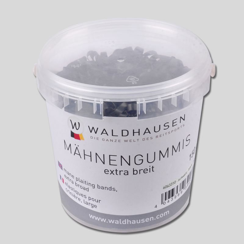 WALDHAUSEN Extra large mane elastic in bucket - WALDHAUSEN- Foolfashion.ch