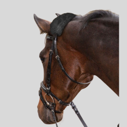 Waldhausen Rembourrage en peau d’agneau pour dessus de muserolle ou têtière