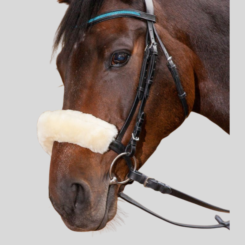 Waldhausen Lambskin padding for noseband top or headpiece