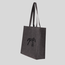 PENELOPE Tote Bag grau & schwarz