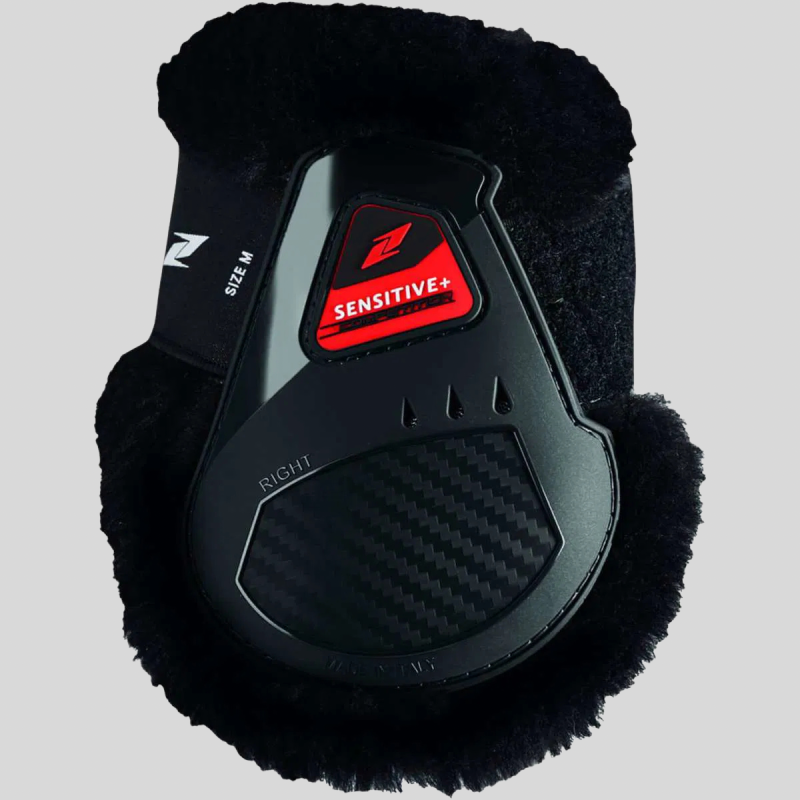 ZANDONA Air sensitive + junior fetlock guard black black sheep