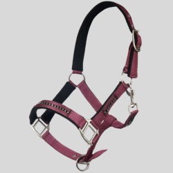 HKM Carabiner halter set -Crystal- padded