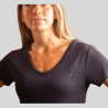Women's V-neck short-sleeved T-shirt Pénélope Juline - fluid and lightweight