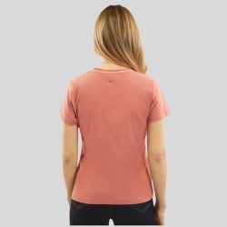 Women's V-neck T-shirt Berenice HARCOUR - Elegant cotton