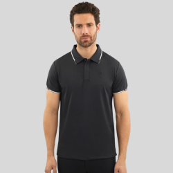 Men's short-sleeved stretch polo shirt - HARCOUR Ben slim fit