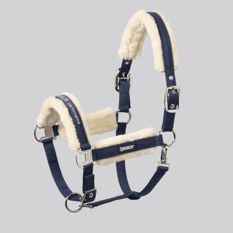 ESKADRON Faux fur halter with adjustable lining - high quality