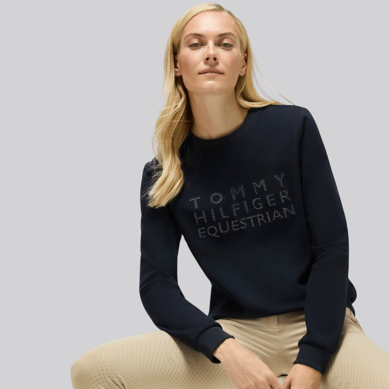 Sweatshirt TOMMY EQUESTRIAN Belair Rhinestone - Reitsportliche Eleganz