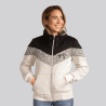 Women's Leonative black sweatshirt Pénélope - beige leopard print
