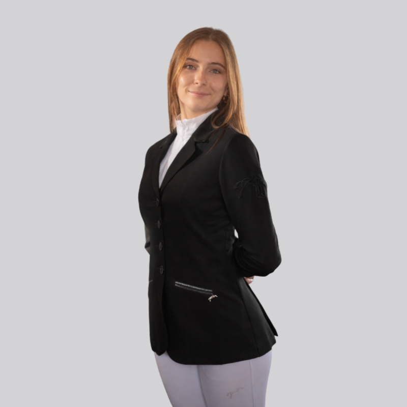 Show jacket Pénélope Calistrass black - Elegant horsewoman