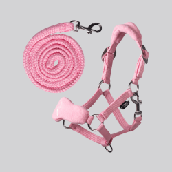 Halter HKM with fleece for hobby horses - comfortable and adjustable