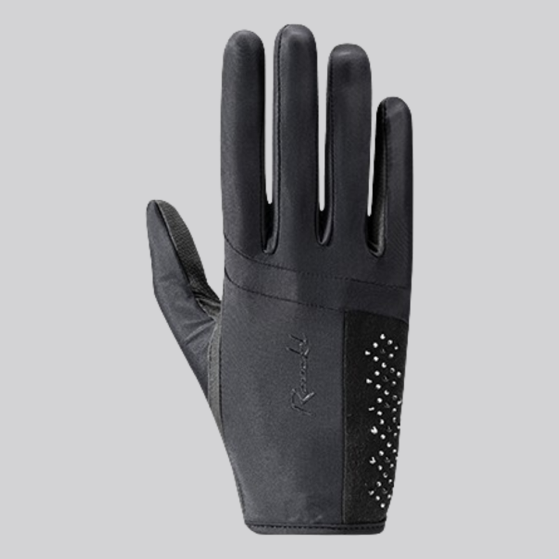 Lillinoe ROECKL Handschuhe schwarz Pailletten - Reiten