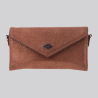 Pochette téléphone Pénélope phone pocket en cuir noir pailleté