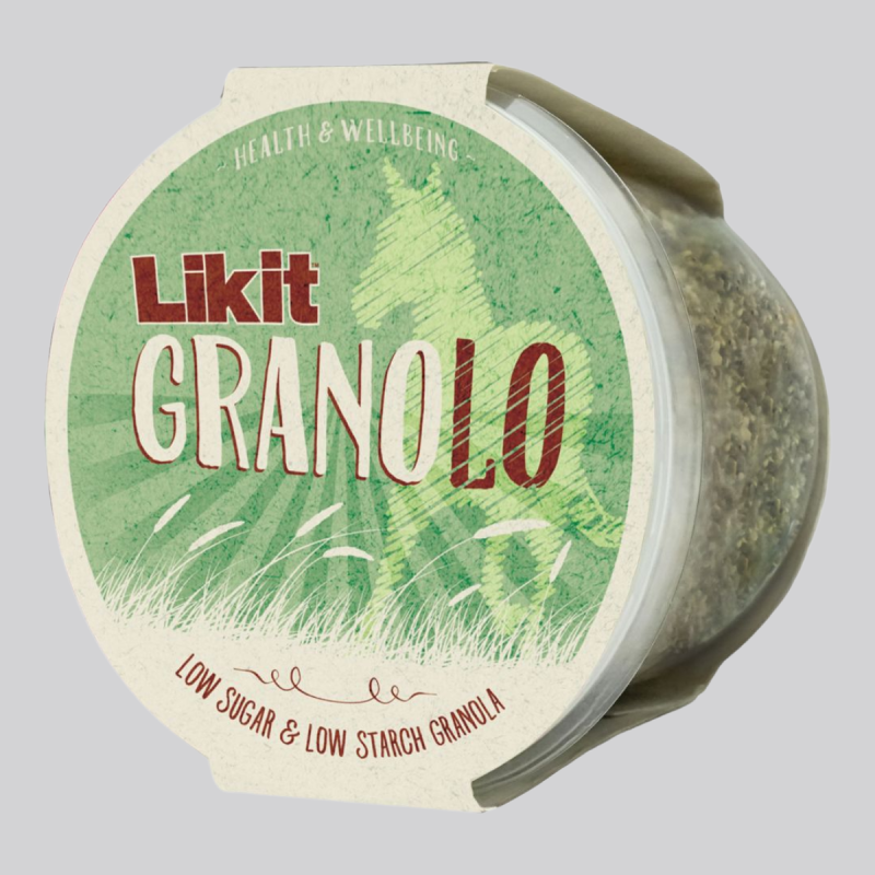 Lightweight Likit Granola licking stone for horses and ponies