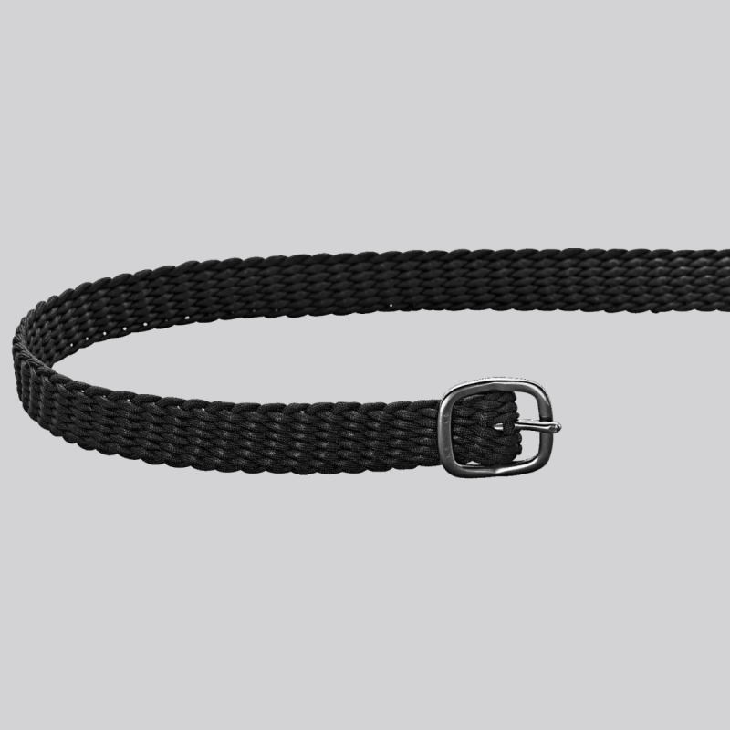 SPRENGER Sporenriemen Perlon schwarz 45cm - Ultra-Fit Schnalle