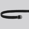 SPRENGER Spur strap black perlon 45cm - Ultra-Fit buckle
