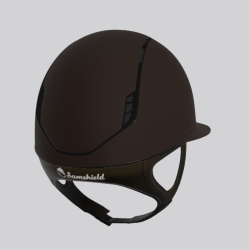 Samshield Miss Shield 2.0 marron mat – Casque élégant équitation