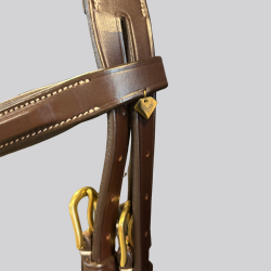 VIKTORY Emerald leather bridle - Equestrian elegance