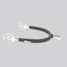 METALAB Eperons bout rond caoutchouc