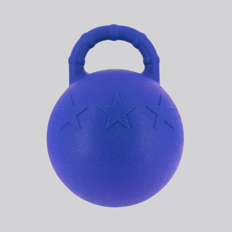 Hippotonic ball with handle for horses - durable toy