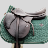 KENTUCKY Teppich Velvet Jumping Olivgrün