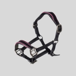 HKM Manchester leather halter for hobby horse adjustable