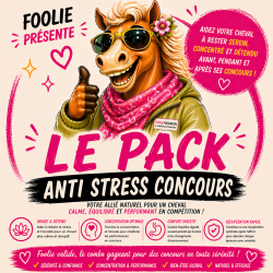 Anti-Stress Pack Turnier für Pferde: Anti-Stress-Ergänzung in zwei Schritten