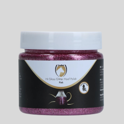 Excellent Pink Glitter Hoof Polish Horses Hi Gloss Hoof Polish 150 ml