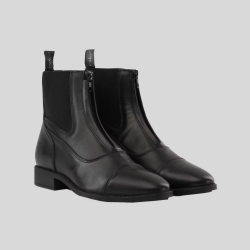 DY'ON leather riding boots with zipper