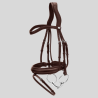 DY'ON snaffle bridle pull-back medium in soft leather