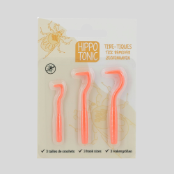 Hippo-Tonic tick remover set of 3 | Safe removal of ticks
